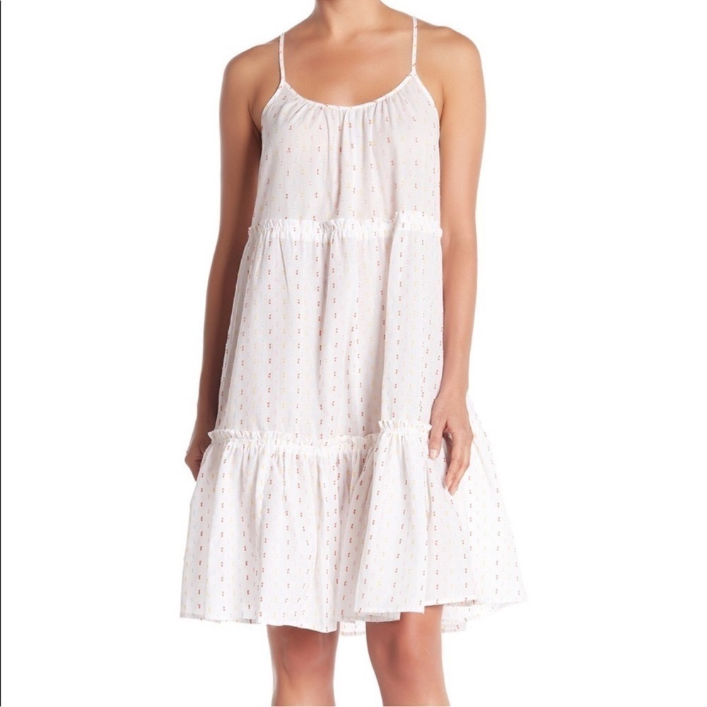 Madewell Rainbow Clip Dot Cover Up